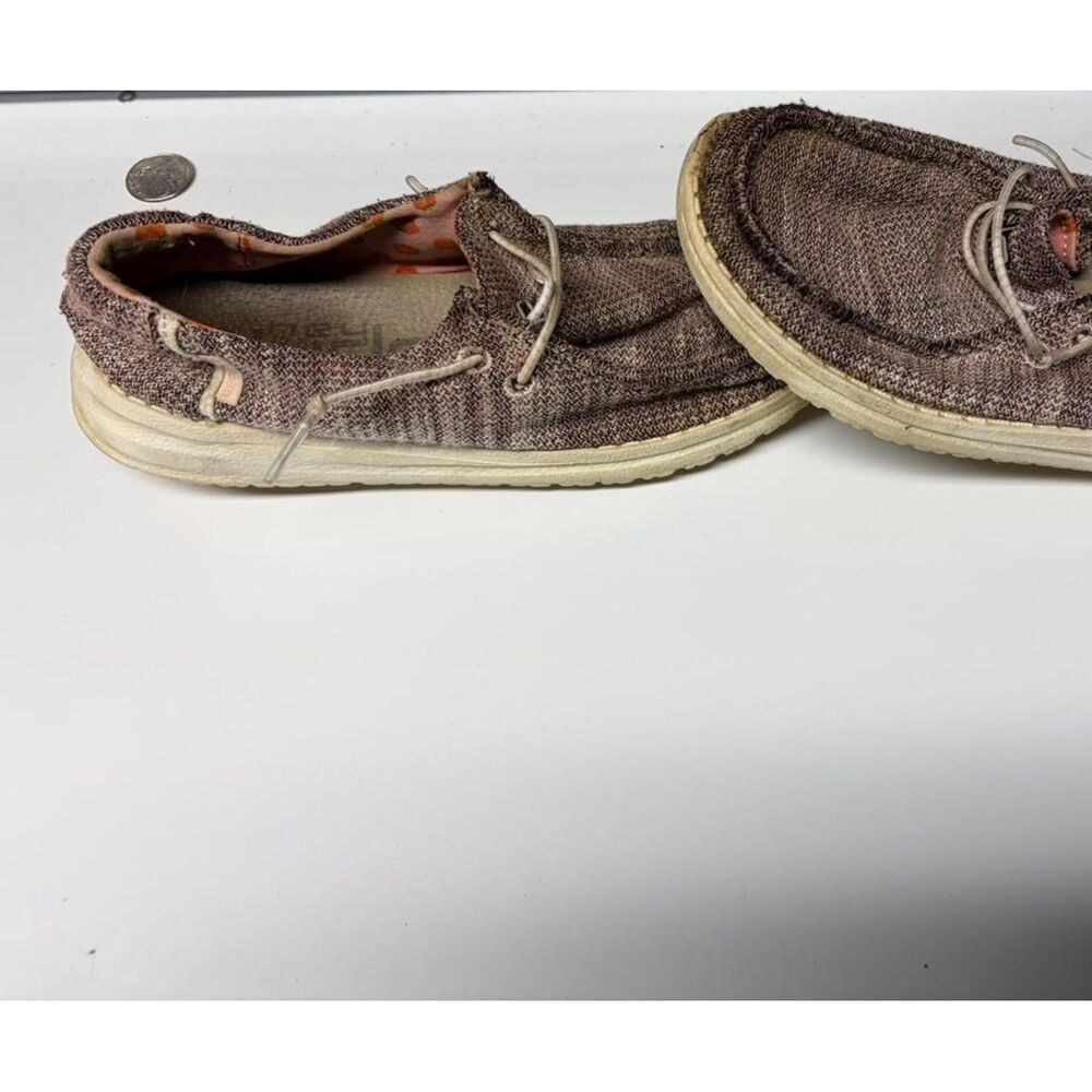 Hey-dude Women's Brown and Grey Trainers